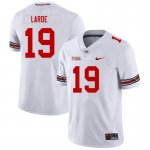 NCAA Ohio State Buckeyes Men's #19 Jagger LaRoe White Nike Football College Jersey HSH6045OP